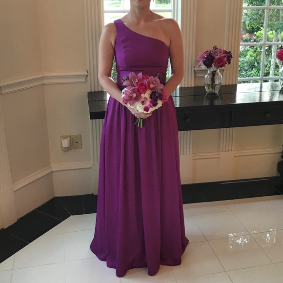 One-shoulder long dress - Picture 1 of 2